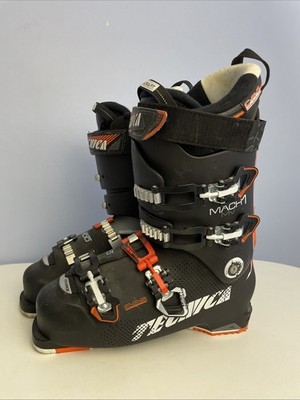 Tecnica Mach1 MV Ski Boots Mens 28.5 Flex 100 Black Orange | eBay