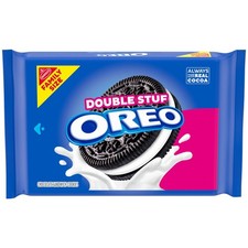  3 pack OREO Double Stuf Chocolate Sandwich Cookies, Family Size, 18.71 oz