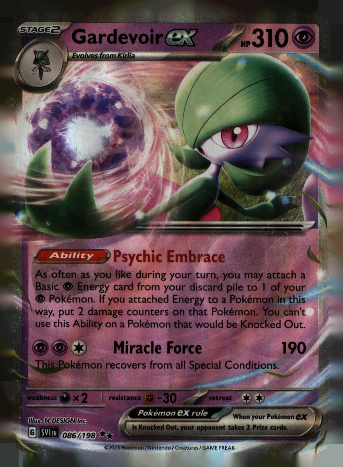 Gardevoir ex 2023 Scarlet & Violet #086/198 Double Rare Price