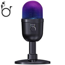 USB Gaming Condenser Microphone for PC/Desktop,192kHz/24Bit,Noise Cancellatio...