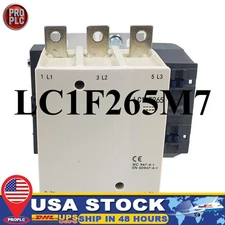 Contactor 220V coil AC replace SND Contactor LC1F265M7 3P 3NO 265A US Free TAX