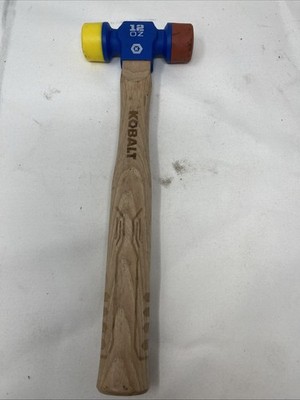 KOBALT 5144471 Combination Mallet With Straight Hickory Handle 12 Oz
