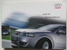 AUDI A3 Car Owners Handbook Apr 2003 #242.561.8P0.20