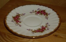 Kronester Bavaria Kristina 1 Untere, Untertasse, Blumendekor, Goldrand