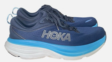Men's HOKA One Bondi 8 Shoes Outer Space Blue Marathon Running Shoes NEW