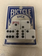 Bicycle Dice Maker Of Bicycle Cards 5 Dice New Sealed