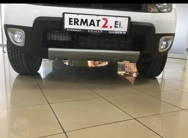 For Dacia Duster 2018-2022 ABS Front Bumper Lip Diffuser 1 Pcs. Grey Foto 2 de 4