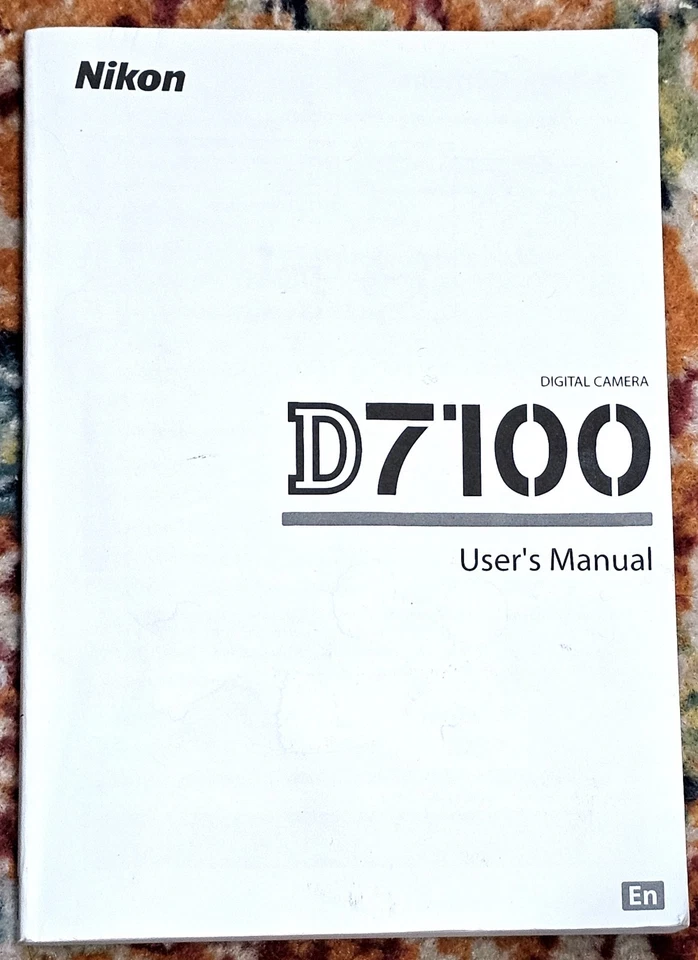 Manual for the Nikon D7100 Digital Camera 2013 original MANUAL ONLY (English) - Image 4 of 4