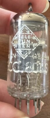 Telefunken ECC801S   Bottom 3 Mica NOS Holy Grail ULM Audio Tube