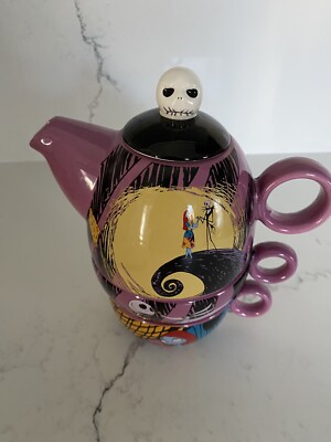 Tim Burton's The Nightmare Before Christmas Tea for Two Set - NEW Condition 