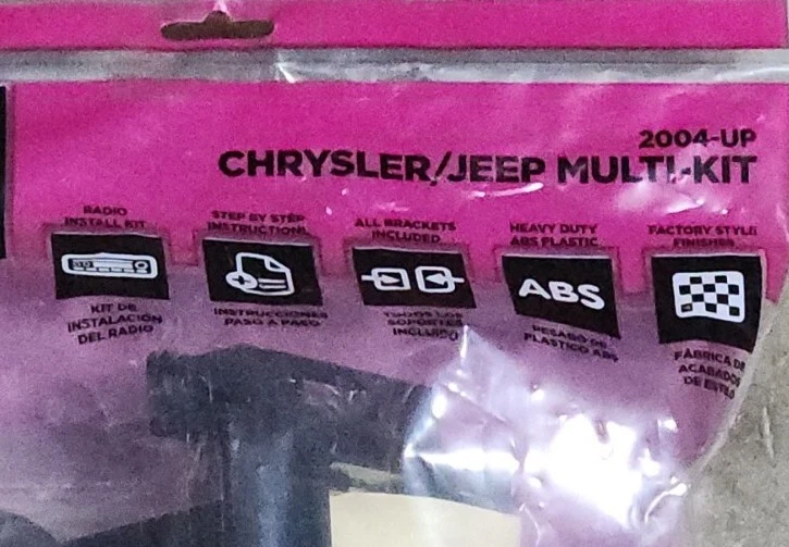 Metra 99-6507 Chrysler/Jeep/Dodge 2004-2010 Car Stereo Dash Install Kit - Image 3 of 4