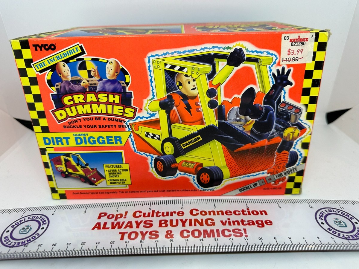 値下げ中!クラッシュダミーCRASH DUMMIES DIRT DIGGER Vintage Tyco The Incredible Crash Dummies Dummy Dirt Digger