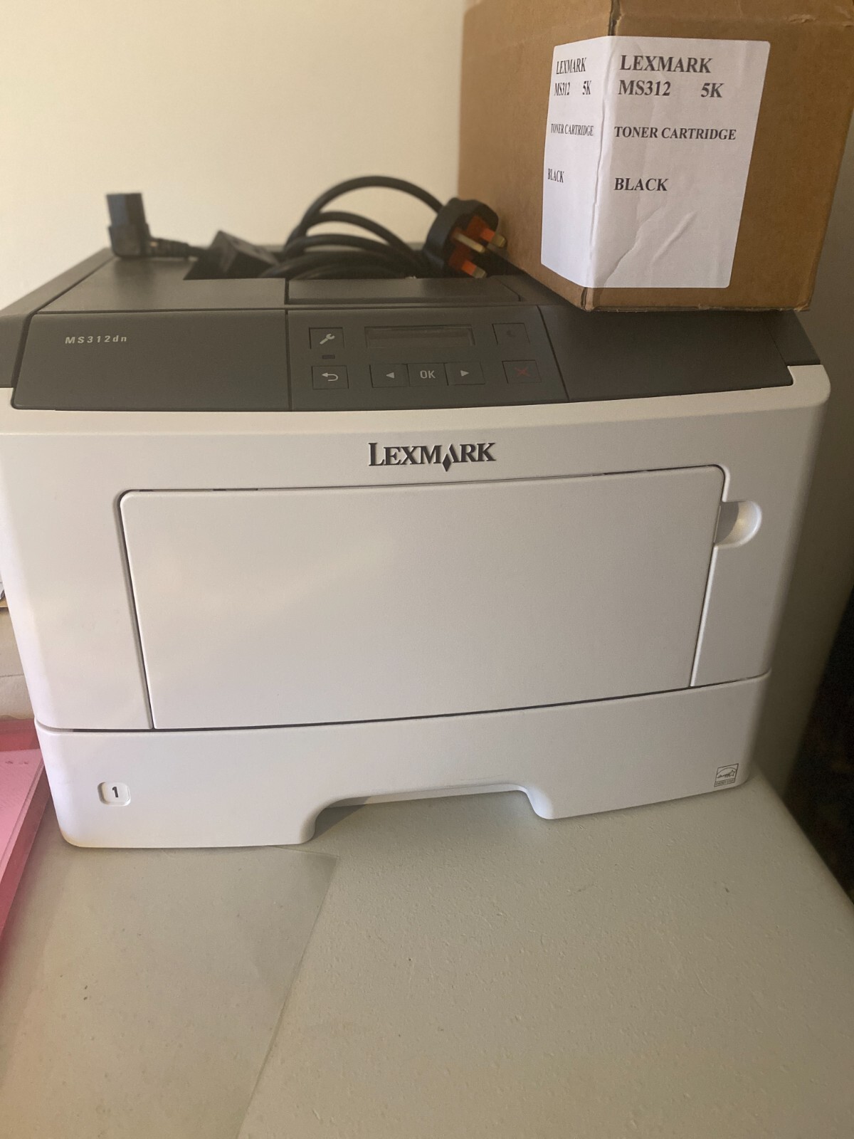 Lexmark MS312dn USB Network Duplex Mono Laser Printer MS312 35S4488 ...