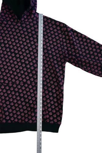 Shane Dawson X Jeffree Star Pink PIG All Over Print Black Hoodie Size 4XL - Picture 3 of 8