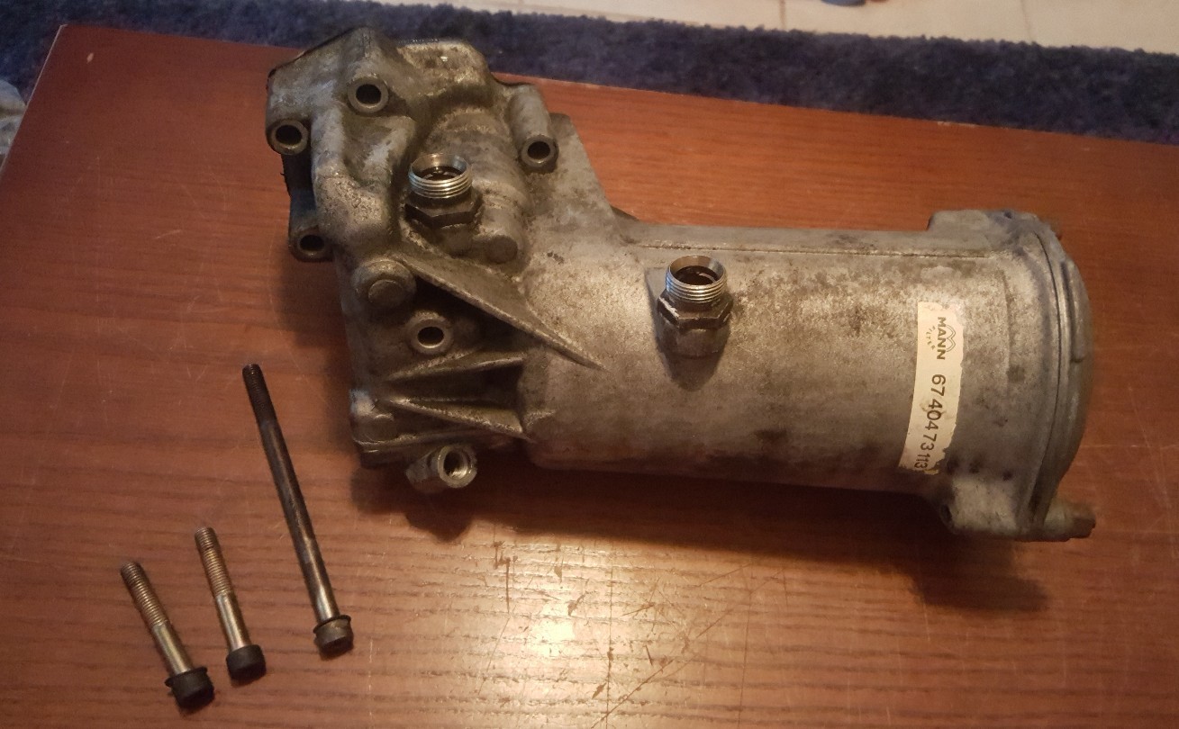 MERCEDES W123 OIL FILTER CANISTER HOUSING 6171840125 eBay