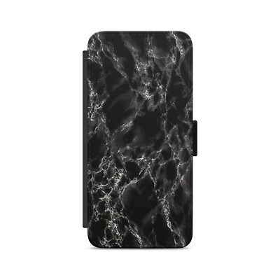 Marmor Stein Hintergrund Textur Muster Flip Wallet Handy Hülle für iPhone Modelle