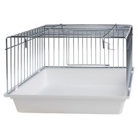 Nobby Badehaus Mit TüR FüR VöGel, 240X160Mm, Weiß, Wasserbad FüR KäFig