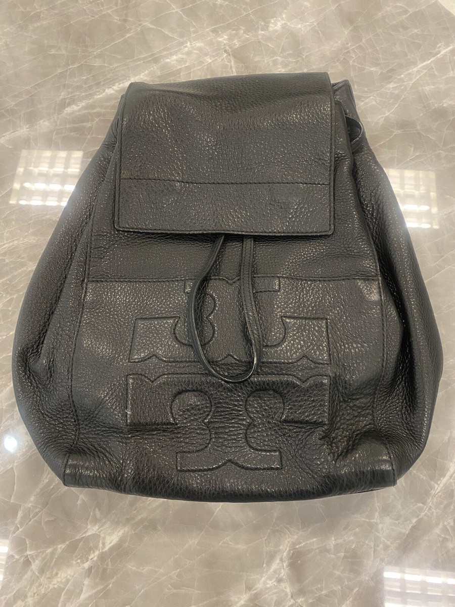 Tory Burch Logo Flap Large Backpack Virginia Backpack: Women main image 4