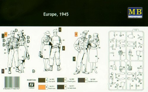 Master Box MB 1/35 3514 WWII Europe, 1945 Celebrate VE-Day ! - Picture 2 of 2