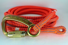 ARBORIST Flipline Lanyard,Replacement lanyard & Dbl snap. Choose size 10' - 20'.