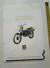 Husqvarna MP 250 Automatic 1981 scheda tecnica cartella stampa
