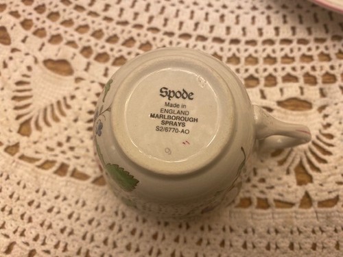 Spode MARLBOROUGH SPRAYS 2/6770N Coffee or Tea Cup & Saucer Set, 6 Available - Picture 10 of 12