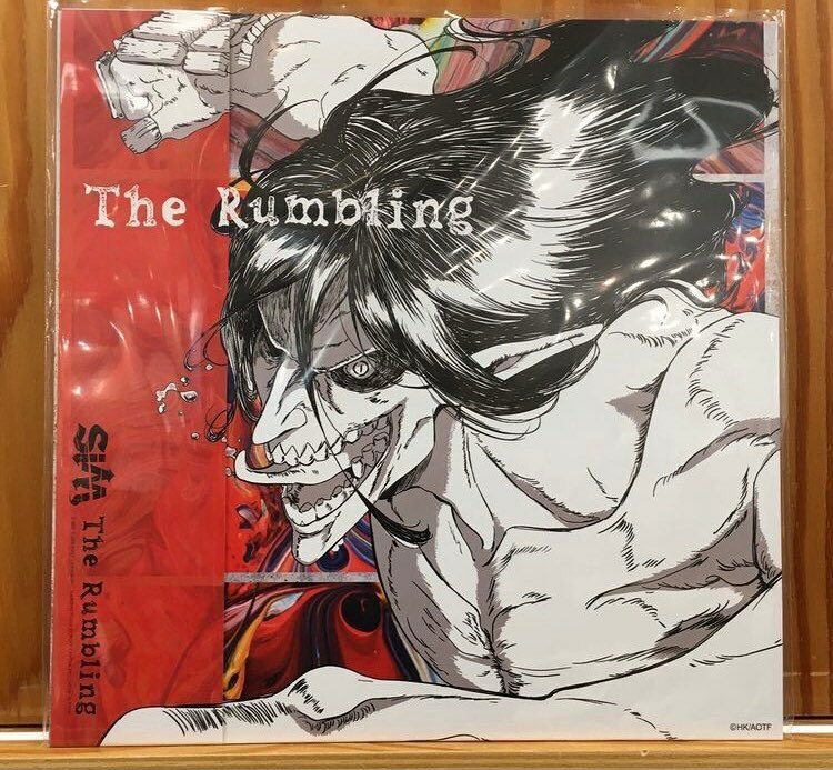【新品未使用】SiM - The Rumbling レコード Sim / The Rumbling Attack on Titan Final Season Theme Song Single