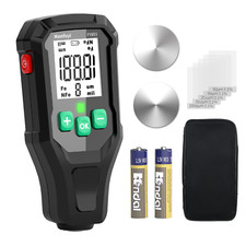 Paint Thickness Gauge, Digital Car Coating Depth Gauge Tester with Resol 0.1Mil,