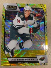 joel eriksson ek neon yellow surge 23-24 opc platinum wild hockey
