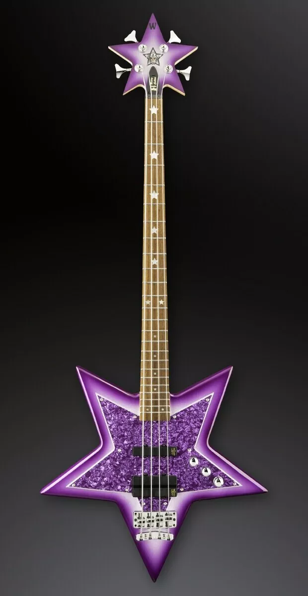 ROCKBASS Artist Line Bootsy Collins Space Bass 4 String Special Purple Bootsy