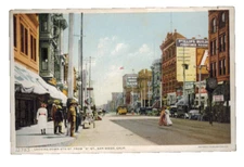 PC-2300*Antique Detroit Pub. PC ** "D"  St., San Diego, California