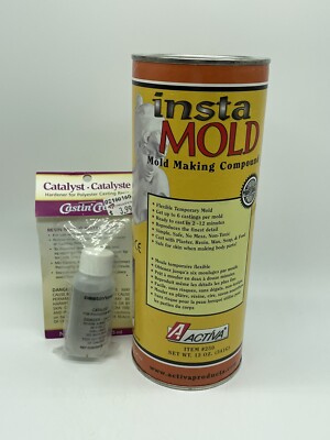 InstaMold Compound 12oz canister,  Activa #250 & Catalyst New