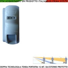 Doppia Tecnologia Tenda Antifurto Esterno Wireless Allarme Radio Codice Trina