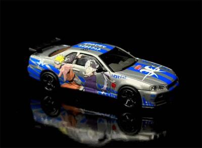 SW 1:64  R34 V-spec Diecast Model Car