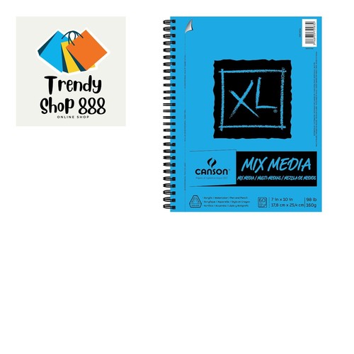 XL Series 7x10 Inch Heavyweight Mix Media Paper - Fine Texture, 60 Sheets Each - 第 1/2 張圖片