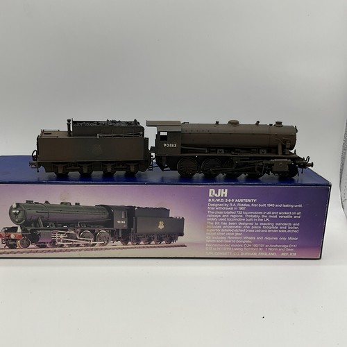 DJH KIT BUILT BR WD 2-8-0 AUSTERITY CLASS LOCOMOTIVE 90183 T6 - Picture 5 of 24