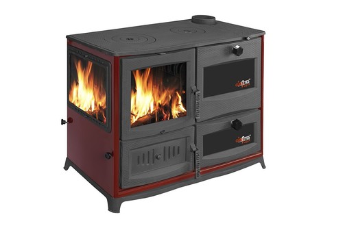 Fujii cast iron wood burning stove with oven, cooker stove, wood stove