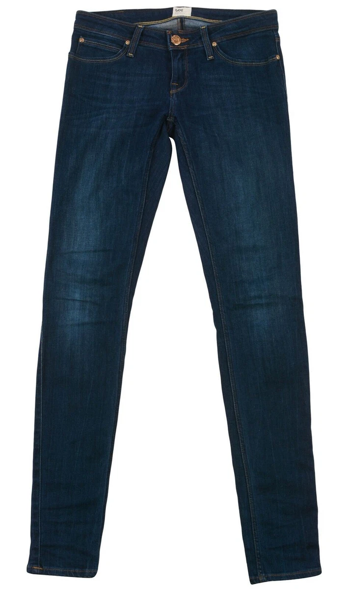 Lee Stretch Deluxe Women s Low Rise Skinny Toxey Jeans Dark Deni