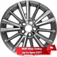 New 16 Machined And Charcoal Alloy Wheel Rim For 2014-2019 Toyota Corolla