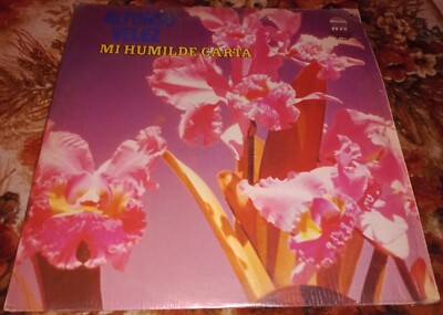 ALFONSO VELEZ ''MI HUMILDE CARTA''  SALSA ROMANTICAS MERENGUE RARE LP COVER VG+