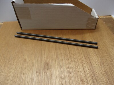 (Qty.2) 5/16-18 X 12'' All Thread Threaded Rod Low Carbon Plain Steel USA