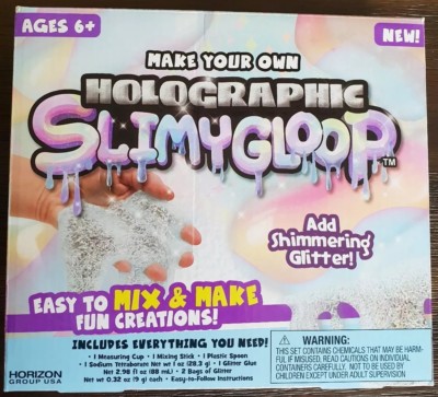Holographic Shimmering Glitter Slimygloop Creations Slime Maker Kids Craft  