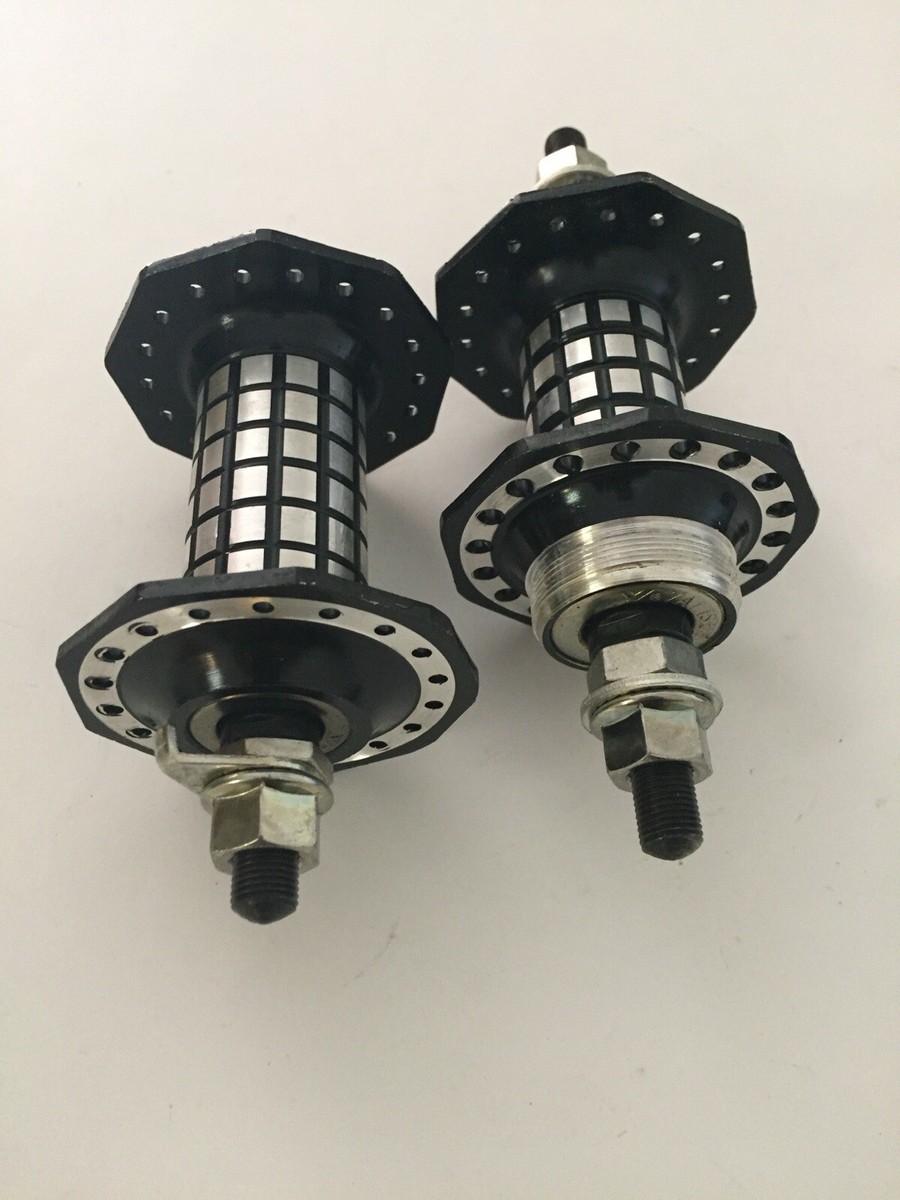 パーツ OLD SCHOOL BMX NOS SHIMANO MX LARGE HUB NOS Shimano DX MX66 36H Cassette Hub Set Race BMX Fit: GT