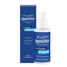 OCuSOFT HypoChlor Solution for Eyelids/Eyelashes, 2oz (1 Pack)