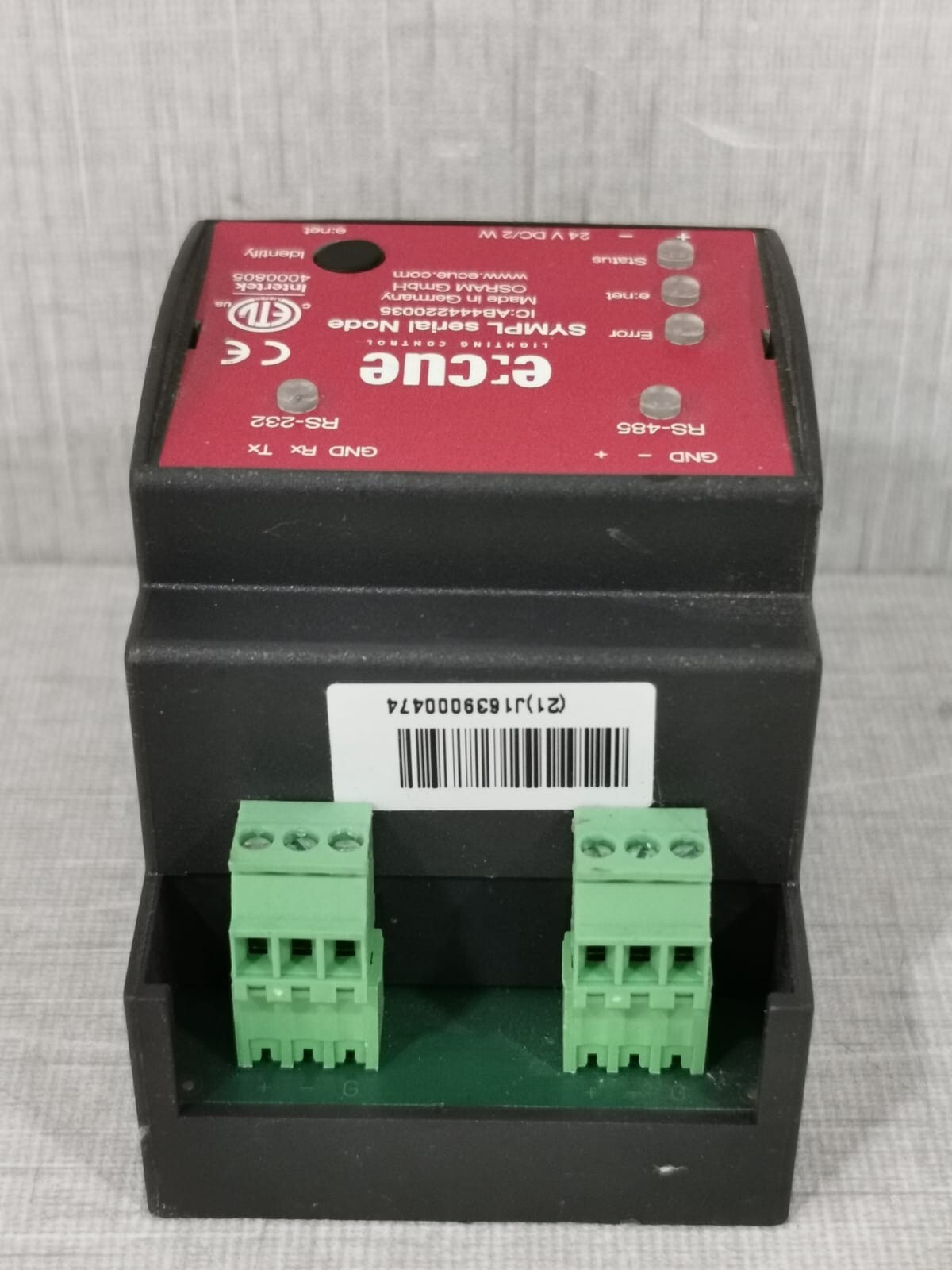 E:CUE IC:AB444220035 SYMPL SERIAL NODE WITHOUT ACCESSORIES | eBay