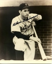 CHARLES GEHRINGER  AUTOGRAPHED  8 X 10 PHOTO DETROIT TIGERS HALL OF FAME