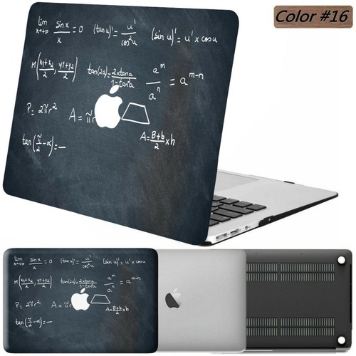 Para Nuevo Macbook Air Pro M1 M2 Pizarra Matemáticas Pintado Estuche Rígido Mate Cubierta de Llavero - Imagen 28 de 29