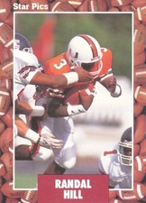STAR-PICS Randal Hill RC SAINTS DOLPHINS CARDINALS The U! Miami HURRICANES