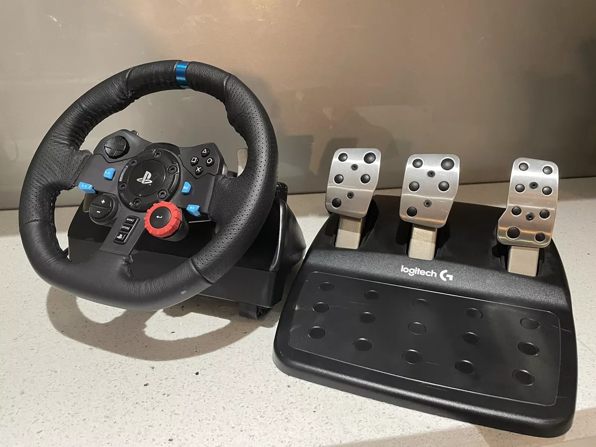 Logitech Driving Force G29 Gaming Racing Wheel With Pedals PC compatible -  Used