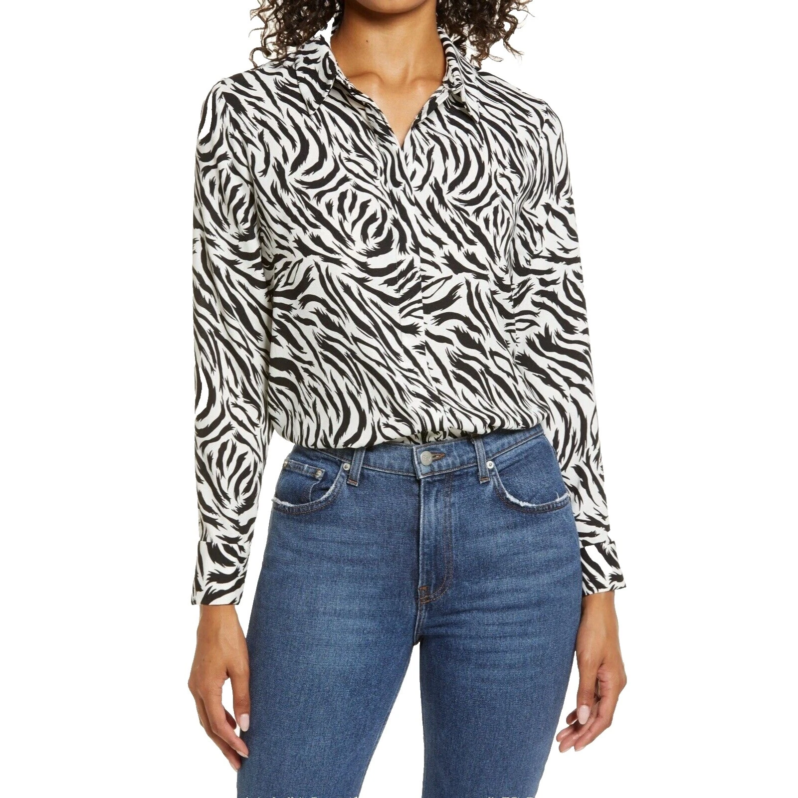 Button Business Tops for Women